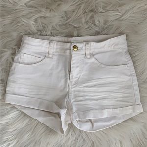 White shorts